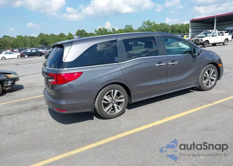 2022 Honda Odyssey Touring из США, поврежденный, VIN 5FNRL6H86NB026316